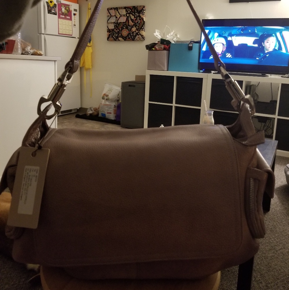 RARE brand new "Mauve" Hobo Shoulder Bag